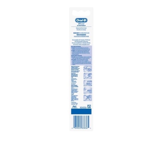 Oral-B Complete Deep Clean Battery Powered Toothbrush Replacement Brush Heads 2 - Picture 5 of 7